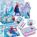 アナと雪の女王 25 お買得7点セット 抗菌 お弁当箱 角型 450ml トリオ コップ プラ水筒 巾着 レジャーシート ランチクロス
