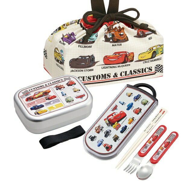 カーズ 25 アルミお弁当箱 370ml トリオ 巾着セットのサムネイル