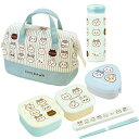ちいかわ ストライプ お買得5点セット おにぎりケース 箸&箸箱 19.5cm シール容器2P がま口ランチバッグ 水筒