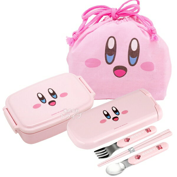 星のカービィ 角型お弁当箱 500ml トリオ 巾着セット