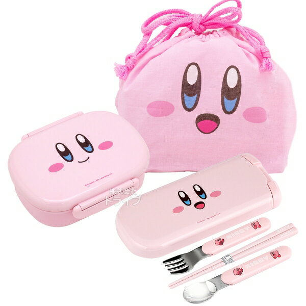 星のカービィ 小判型お弁当箱 360ml トリオ 巾着セット