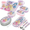 キミとアイドルプリキュア♪ お買得6点セット 抗菌 アルミお弁当箱 350ml トリオ コップ シール容器2P デザートケース おしぼり