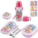 キミとアイドルプリキュア♪ お買得 5点セット お弁当箱 中子付 トリオ デザートケース 保冷剤 ストロー飲み2WAY水筒