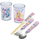 キミとアイドルプリキュア♪ スプーン フォーク コップ2個入 竹安全箸 4点セット