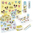 ミッキー&フレンズ お買得10点セット 抗菌 お弁当箱 中子付 270ml 箸&箸箱 巾着 水筒 コップ コップ袋 レジャーシート 抗菌おしぼり ランチクロス ...