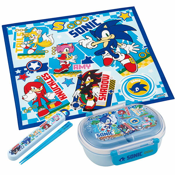 ソニックの楽しいお弁当セットです！これでお弁当グッズがひと通り揃います♪ 小判型のお弁当箱は洗いやすくて人気の商品です。容量も360mlでちょうどいい！単品で揃えるよりもお買得なセットをこの機会に是非どうぞ！セット内容お弁当箱×1箸＆箸箱×1ランチクロス×1合計 3 点仕様〔小判型お弁当箱〕抗菌・食洗機対応フタを外して電子レンジ対応中子付名前シール付日本製約14.8×12.3×5.6cm容量＝360ml〔箸＆箸箱セット〕抗菌・食洗機対応ケース用の名前シール付日本製ケース＝約19.5×2.7×1.5cm箸＝約16.5cm〔ランチクロス〕日本製綿100％約43×43cmシリーズソニックメーカースケーターJAN497330768291949733076828724973307682957キーワード抗菌 お弁当箱 一段 レンジ対応 幼稚園 保育園 抗菌 箸 ケース セット 子供 キャラクター 練習 幼稚園 保育園 ランチクロス キャラクター SONIC SEGA セガ SHADOW GENERATIONS シャドゥ ジェネレーションズメーカー希望小売価格はメーカーカタログに基づいて掲載しています　