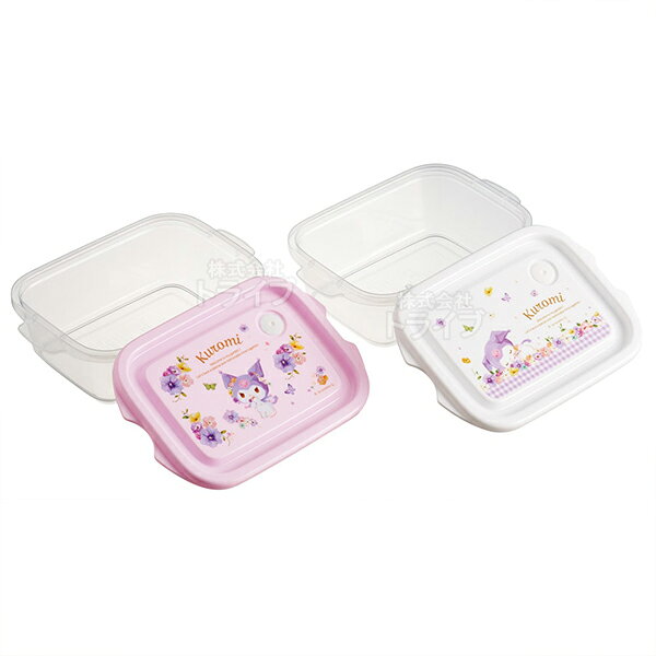 知育玩具・おもちゃ通販 トライブのクロミ パステル花柄 シール ボックス 500ml 2個入 FCN2W 721304 置配対応｜アングル2