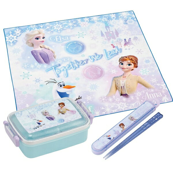 Rakuten - アナと雪の女王 26 角型お弁当箱 450ml 箸＆箸箱 ランチクロスセット