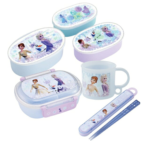 Other - アナと雪の女王 26 お買得4点セット お弁当箱 中子付 360ml 箸＆箸箱 コップ シール容器3個入セット