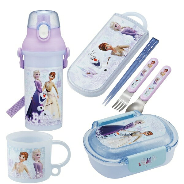 アナと雪の女王 26 お買得4点セット 洗いやすいお弁当箱 360ml トリオ コップ プラ水筒