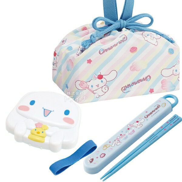 Lunch Boxes - シナモロール シナモン 26 ダイカットランチボックス 箸＆箸箱 巾着セット LBD2