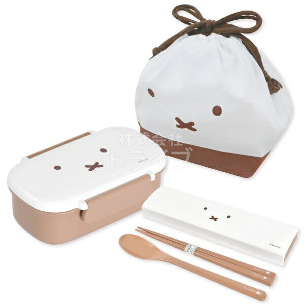 ミッフィー フェイス ランチボックス 中子付 450ml コンビ お弁当袋 セット