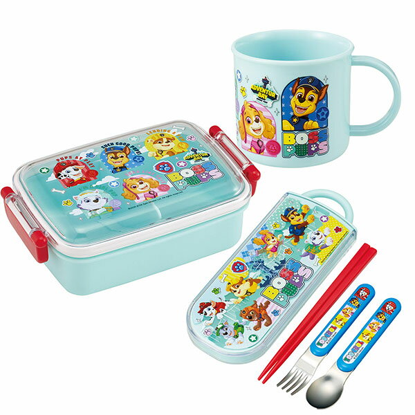 パウパトロール 26 角型お弁当箱 450ml トリオ コップセット