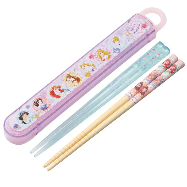 ディズニー プリンセス 26 竹安全箸 箸＆箸箱セット ネコポス対応品