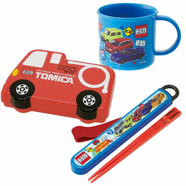 Lunch Boxes - トミカ 26 ダイカットランチボックス 箸＆箸箱 コップセット LBD2 消防車