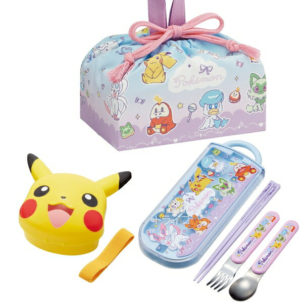 Rakuten - ポケモン ファンシータイム ダイカットランチボックス トリオ 巾着セット LBD3 置配対応