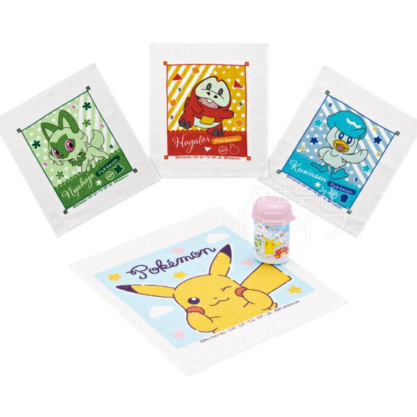 Rakuten - ポケモン ファンシータイム ケース付 おしぼり おしぼりタオル 3絵柄組 2点セット 置配対応