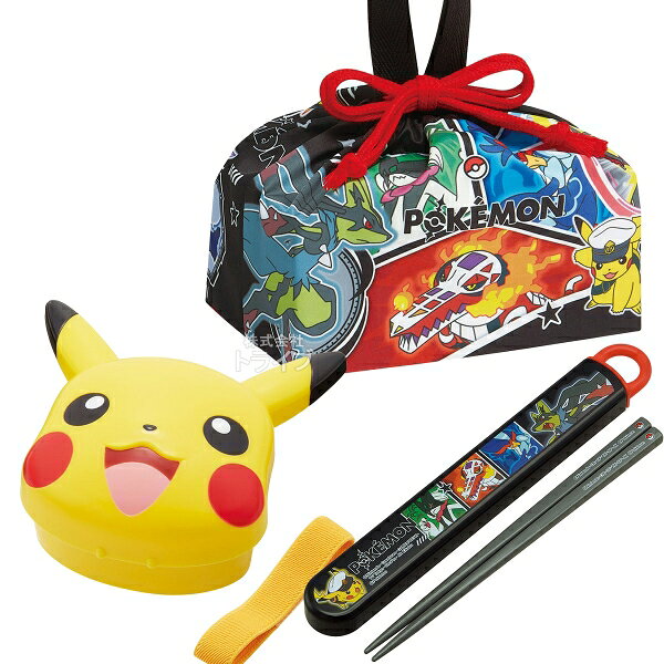 ポケモン 26 ダイカットランチボックス 箸＆箸箱 巾着セット LBD3