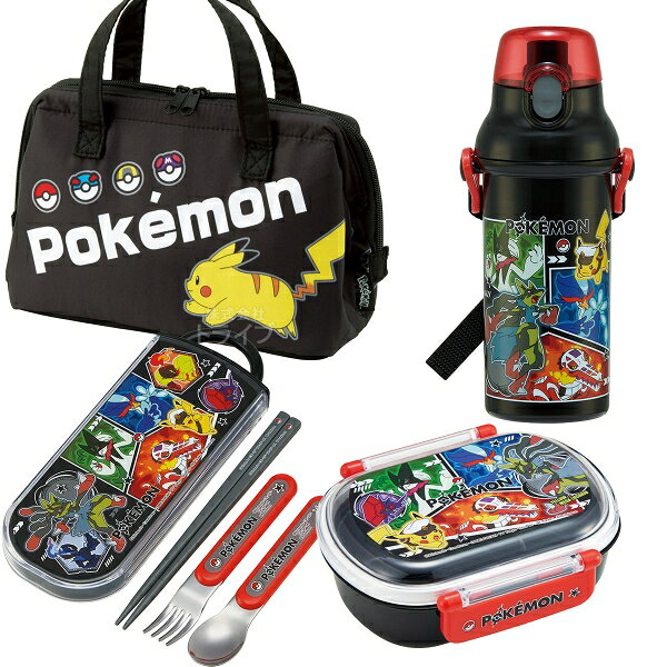 樂天商城 - ポケモン 26 お買得4点セット お弁当箱 中子付 360ml トリオ ランチバッグ プラ水筒