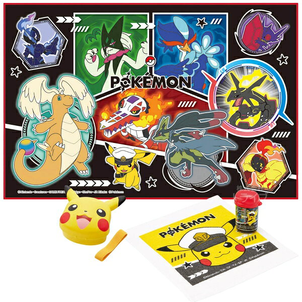 ポケットモンスターのの形のお弁当箱と、お出かけに便利なレジャーシートとおしぼりのセットです！かわいいダイカットのお弁当箱は、遠足など特別な日のお弁当に、デザートやおやつ、小物入れにも◎。遠足・運動会・家族旅行・公園・お散歩…様々なシチュエーションにおすすめです♪セット内容お弁当箱×1おしぼり×1レジャーシート×1合計 3 点仕様〔ダイカットランチボックス〕食洗機対応フタを外して電子レンジ対応ランチベルト付容量＝340ml（上段210ml／下段130ml）約12.4×13×9.7cm〔ケース付おしぼり〕ケース＝約6.7×5.0×10.8cm〔レジャーシート〕約90×60cmシリーズポケットモンスターメーカースケーターJAN497330771066749733077372444973307737305キーワードお弁当箱 二段 レンジ対応 幼稚園 保育園 おしぼりタオル おしぼりケース 子供用 幼稚園 保育園 レジャーシート 1人用 子供用 遠足 幼稚園 保育園 キッズ Pokemon ニンテンドー スイッチ Nintendo Switch ゲーム GAME キャラクター 男の子 女の子 ポケモンバトル ポケモンマスター ピカチュウ ピカチューメーカー希望小売価格はメーカーカタログに基づいて掲載しています　