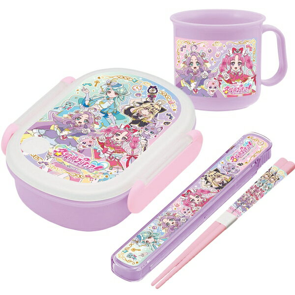 名探偵プリキュア！の楽しいお弁当セットです！これでお弁当グッズがひと通り揃います♪ 小判型のお弁当箱は洗いやすくて人気の商品です。容量も350mlでちょうどいい！単品で揃えるよりもお買得なセットをこの機会に是非どうぞ！セット内容お弁当箱×1箸＆箸箱×1コップ×1合計 3 点仕様〔ランチボックス〕フタをしたまま電子レンジOK食洗機対応約14.8×11.8×5cm容量＝350ml（中子：120ml×2）〔箸＆箸箱セット〕食洗機対応約17.7×2.9×1.4cm箸：約16.5cm〔耐熱コップ〕電子レンジOK食洗機対応直径約7.5×7cm容量＝200mlシリーズ名探偵プリキュア！メーカー小森樹脂JAN497224200258549722420026084972242002615キーワードお弁当箱 一段 レンジ対応 幼稚園 保育園 箸 ケース セット 子供 キャラクター 練習 割れない コップ 食洗機対応 プラスチック 子供 メーカー希望小売価格はメーカーカタログに基づいて掲載しています　