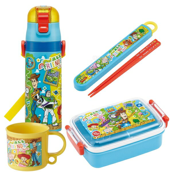 Other - 【5月下旬入荷予定】トイストーリー 26 お買得4点セット 角型お弁当箱 450ml 箸＆箸箱 コップ 水筒