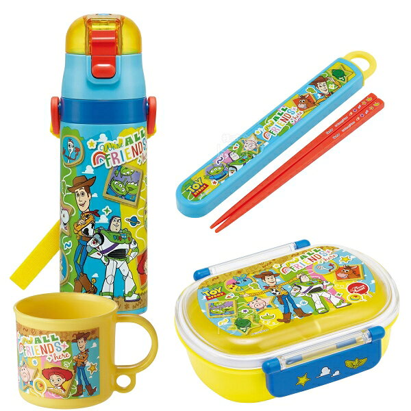 トイストーリー 26 お買得4点セット お弁当箱 中子付 360ml 箸＆箸箱 コップ 水筒
