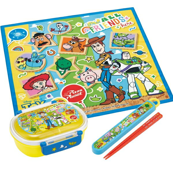 Lunch Boxes - トイストーリー 26 お弁当箱 中子付 360ml 箸＆箸箱 ランチクロスセット
