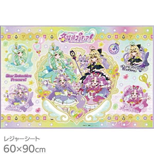 【5月上旬入荷予定】名探偵プリキュア！ レジャーシート 90×60cm VS1 スケーター ネコポス対応品 743542