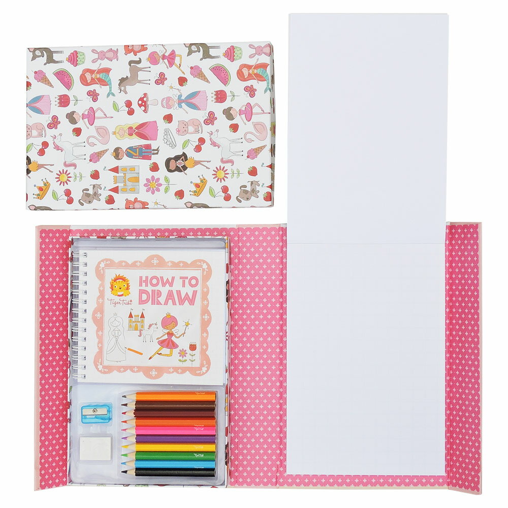 プレゼント ギフト 知育玩具 塗り絵 子供 女の子 タイガートライブ 日本最大級 かわいい イラストの描きかたノート