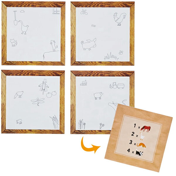 タイガートライブ 水で浮き出るマジックペイント ファーム 14-026 2