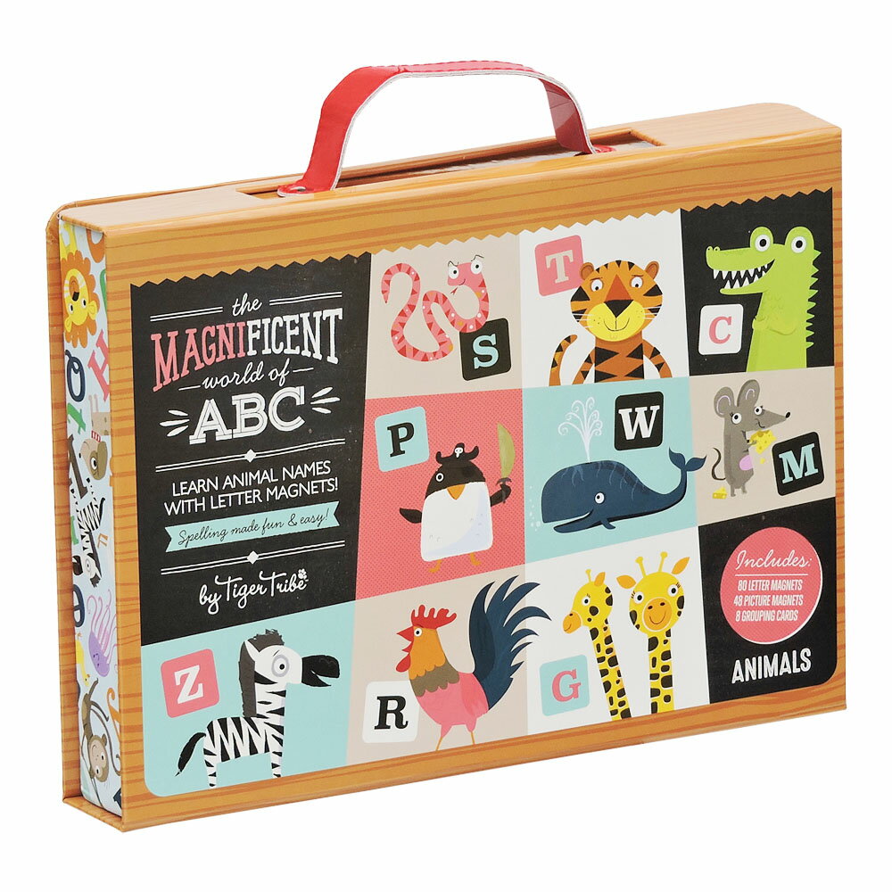 タイガートライブ マグネット知育玩具ABC 動物の名前 6-1303 2