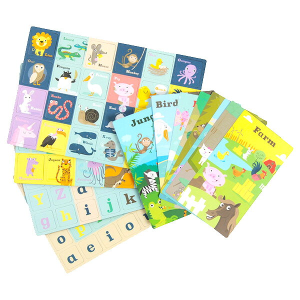 タイガートライブ マグネット知育玩具ABC 動物の名前 6-1303 3