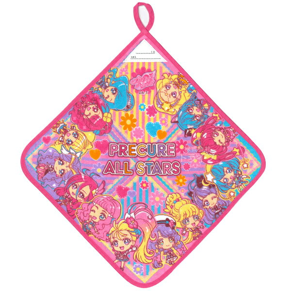 [特価50％OFF]トロピカル〜ジュ！プリキュア プリキュアオールスターズ ループ付きハンドタオル 2815379 800826 ネコポス対応品