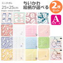 ちいかわ 選べる2枚セット【A】 タオルハンカチ25cm ネコポス対応品