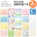 ちいかわ 選べる2枚セット【C】 タオルハンカチ25cm ネコポス対応品