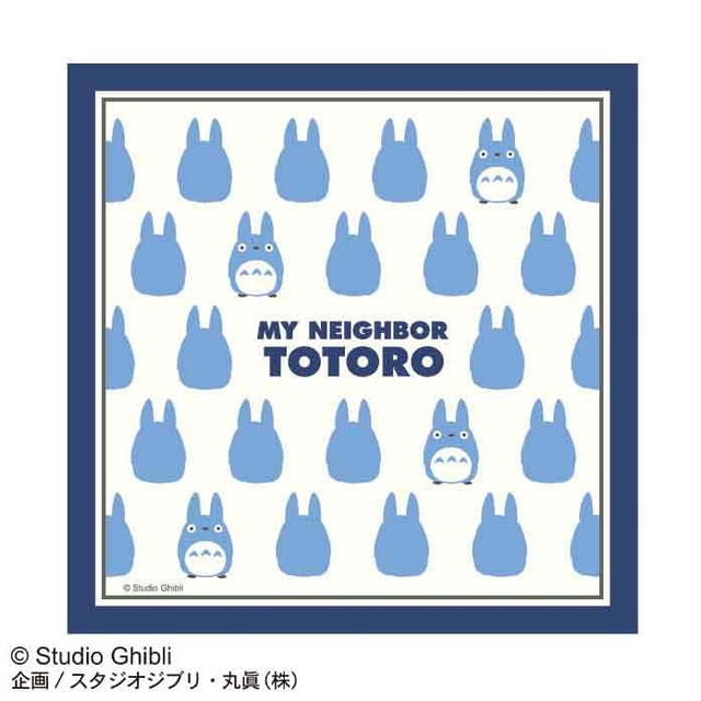 ハンカチ となりのトトロ 中トトロシルエット ネコポス対応品 785937