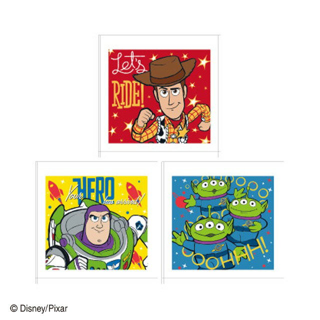 ハンドタオル 3絵柄組 トイストーリー アドベンチャーライフ 025527 置配対応