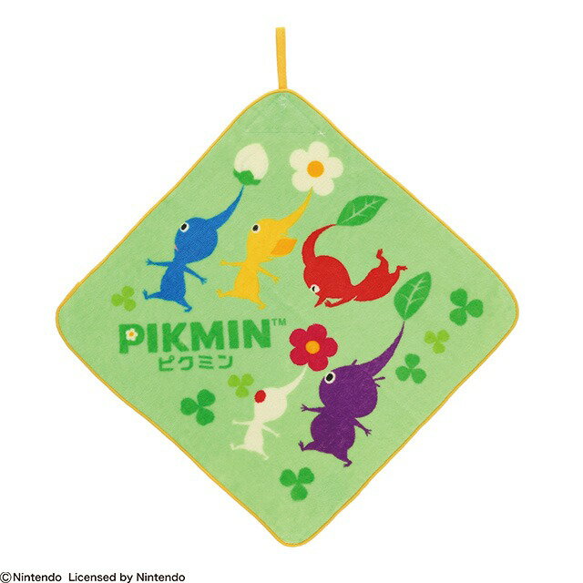 ループ付 ハンドタオル お買得2枚セット 約33cm ピクミン ピクミンデイタイム ネコポス対応品