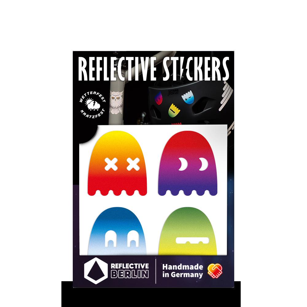REFLECTIVE BERLIN リフレクティブベルリン DECAL デカールシリーズ GHOST ゴースト rainbow レインボー リフレクター 反射 子供 安全