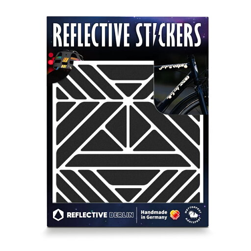 REFLECTIVE BERLIN リフレクティブベルリン SHAPE シェイプ シリーズ DELTA デルタ black ブラック リフレクター 反射 子供 安全 REFLECTIVE BERLIN リフレクティブベルリン SHAPE シェイプ シリーズ DELTA デルタ black ブラック リフレクター 反射 子供 安全