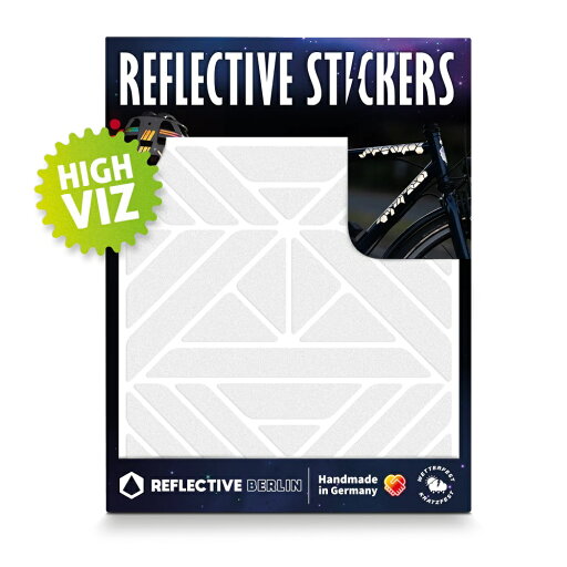 REFLECTIVE BERLIN リフレクティブベルリン SHAPE シェイプ シリーズ DELTA デルタ white ホワイト リフレクター 反射 子供 安全 REFLECTIVE BERLIN リフレクティブベルリン SHAPE シェイプ シリーズ DELTA デルタ white ホワイト リフレクター 反射 子供 安全
