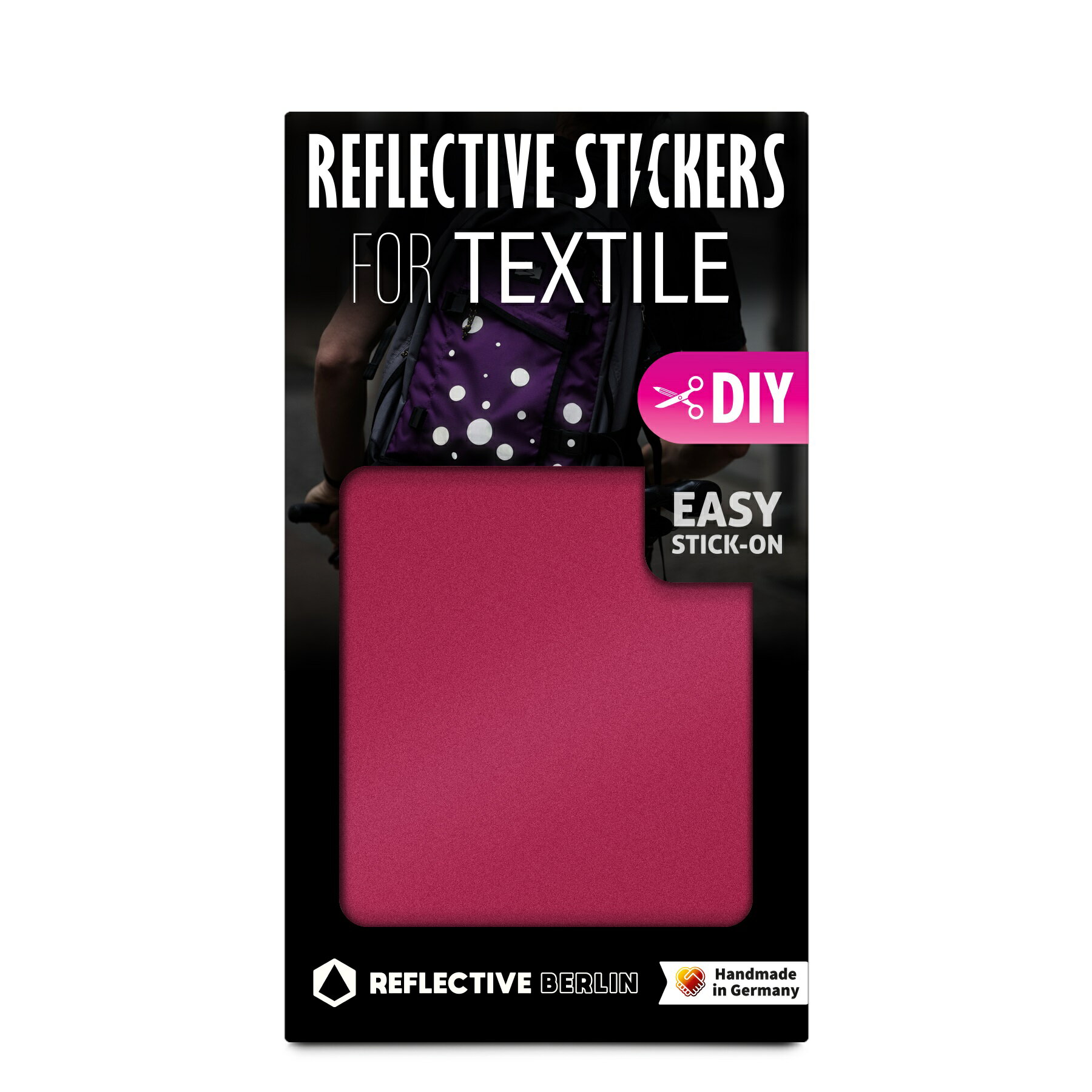 REFLECTIVE BERLIN リフレクティブベルリン STICKIES スティッキーズ DIY ディーアイワイ red レッド リフレクター 反射 子供 安全