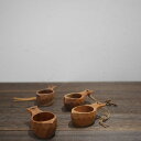 EAGLE Products イーグルプロダクツ Small Norwegian Cup 4pcs スモールノルウェリアンカップ 4個セット ククサ 木製食器 小皿 アウトドア おうちキャンプ ギフト プレゼント P4