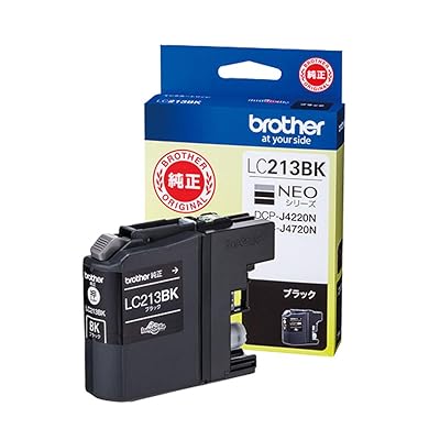 Rakuten - 【brother純正】 (Brother Industries) インクカートリッジブラック LC213BK 対応型番:MFC-J5720CDW、MFC-J562