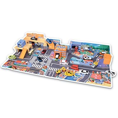 Rakuten - 『 トミカ かんたんおかたづけ! にぎやかサウンドタウン 』 ミニカー 車 おもちゃ unisex 3歳以