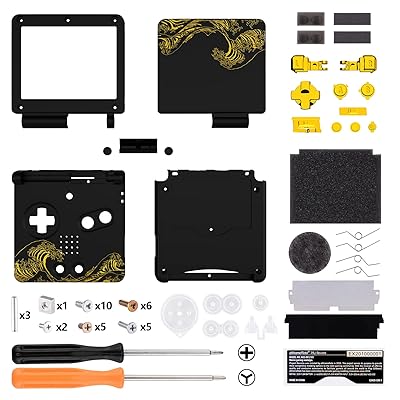 Rakuten - IPS GBA SPアップグレードカスタム交換用ハウジングシェル- IPSと標準 LCD の両方に対応-コンソ