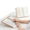 Faluber ブックスタンド 読書台 書見台 本立て 傾斜台 木製 滑らか バリなし 片手でページをめくる ブッククリップ 16 段階高さ調整 隠しブックエン...