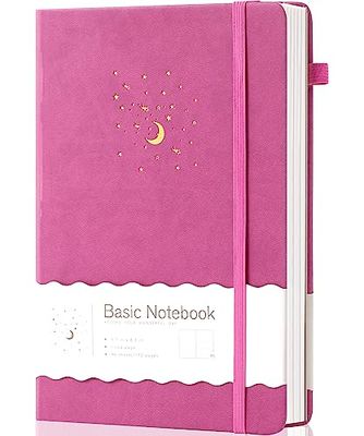 CAGIE ノート a5 ハードカバー ノートブック おしゃれ 8mm横罫 ペンホルダー付き クラシックノート かわいい 14.5cm x 21cm ビジネス 大人 女の子 旅行日記 仕事ノート プレゼント ライラック