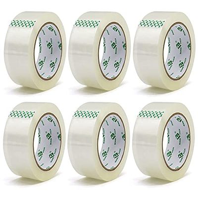 BOMEI PACK ガムテープ透明静音テープ梱包用テープoppパッキングテープ段ボールパッキング用サイレント..